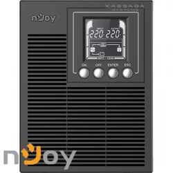 ECHO PRO 1000 - UPS 1000VA/800W On-Line двойна конверсия с LCD дисплей, чиста синусоида и 3x шуко контакта nJOY