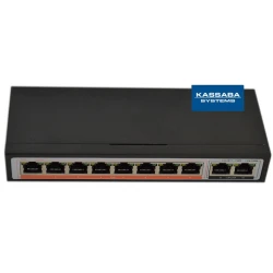 FK-1010-POE - специализиран 8 портов PoE суитч за видеонаблюдение с 2 Up Link