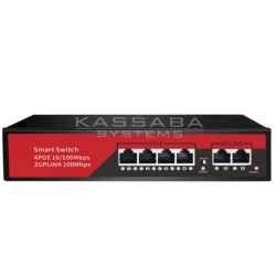 FS-P2006 - PoE мрежови комутатор с 4 port PoE + 2 up-link