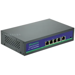 Hi-G0410GB - 5 портов AI POE суич 4x PoE 100/1000Mbps + 1 UPLINK  100/1000Mbps 78W IEEE802.3af/at