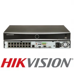DS-7616NXI-K2/16P(D) - 16-канален 4K 8MPX AI PoE AcuSense NVR PoE 200W  Hikvision