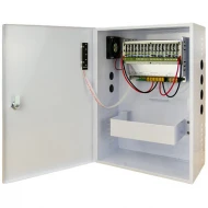 UPS за камери за видеонаблюдение резервирано захранване 20А 12V в табло и 16 канала - UPS-2012BOX-16C