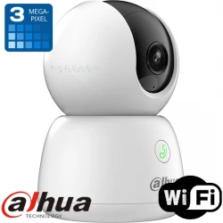 H3B-0360B – 3MPX Безжична Mini IP PT Камера, IR 10м, WiFi, Двупосочно Аудио Dahua