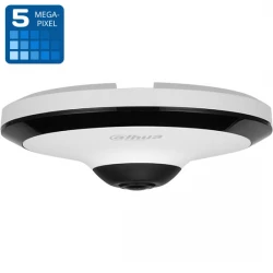 IPC-EW5541-AS – 5MPX 360° Fish-eye DAY/NIGHT IP Камера, AI, IR 10м, PoE Dahua