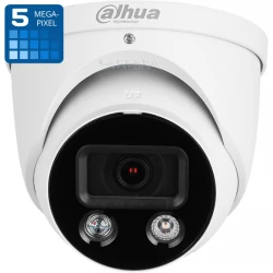 IPC-HDW3549H-AS-PV-0280B-S4 - Външна куполна IP камера 5MP Full Color до 30 метра Dahua 