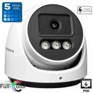 TRX-DM5ADL-2.8-PoE - Double Light PoE 5MPX IP AI 2.8mm H.265+ куполна камера с вграден микрофон