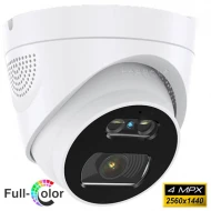 TRX-RDM4DL - Full Color куполна вандалоустойчива 4MPX Ultra HD Dual Light IP камера за външен монтаж IP66