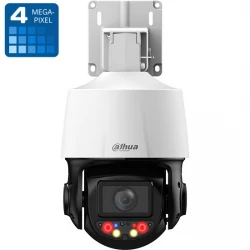 SD3E410DB-GNY-A-PV1 -  4MP AI TiOC PTZ камера с 10x zoom, dual light, активна защита, PoE+, IP66 Dahua