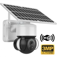 UB-18WF-3M - 3MPX UltraHD WiFi соларна камера с микрофон и слот за карта памет до 128GB