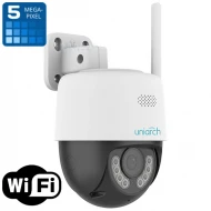 Uho-P1A-M5F4D - 5MPX управляема WIFI камера с dual light IR+LED подсветка, микрофон и говорител, слот за SD карта, детекция на движение и звук Uniarch
