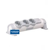 Разклонител Legrand Comfort 3X2P+E без кабел - бял