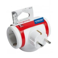 Разклонител-щепсел Legrand 3X2P+E- бял 