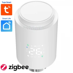 TS-TGZ1 - Zigbee термовентил за радиатор от 5° до 45° с управление от телефон през Tuya Smart