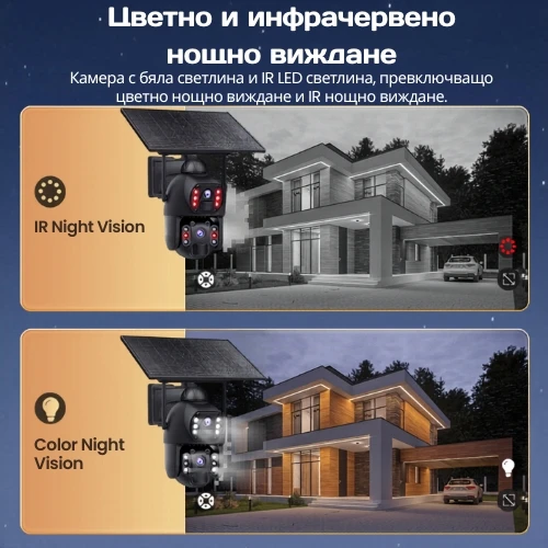 AOV соларна камера с денонощен запис